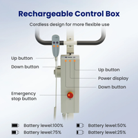 Electric Patient Lift Built for Safe Transfers, 440LB Capacity, Collapsible Design, Floor Lift Assist