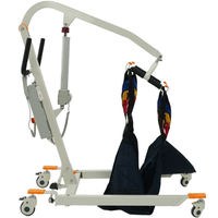 Electric Patient Lift Built for Safe Transfers, 440LB Capacity, Collapsible Design, Floor Lift Assist