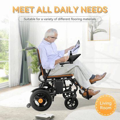 Portable Electric Wheelchair Lightweight Foldable for Adults Seniors