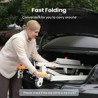 Electric Patient Lift Built for Safe Transfers, 440LB Capacity, Collapsible Design, Floor Lift Assist