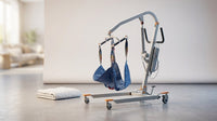 Collapsible Electric Patient Lift, Floor Lift Assist for Elderly, Medical Transfer Device with 440LBS Capacity,Portable & Easy Assembly — Lifestyle